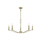 Savoy House Meridian M10086NB 5-Lights 300W Natural Brass Chandelier