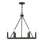 Savoy House Meridian M10093ORB 6-Lights 360W Oil Rubbed Bronze Chandelier