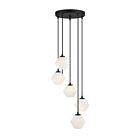 Savoy House Meridian M10094MBK 5-Lights 300W Matte Black Chandelier