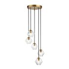 Savoy House Meridian M10095NB 5-Lights 300W Natural Brass Chandelier