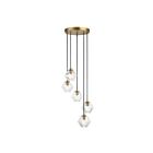 Savoy House Meridian M10098NB 9-Lights 540W Natural Brass Chandelier