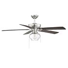 Savoy House Meridian M2009BN 52" Brushed Nickel 58.55W Ceiling Fan