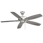 Savoy House Meridian M2016BP 52" Brushed Pewter 61.14W Ceiling Fan