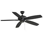 Savoy House Meridian M2016MBK 52" Matte Black 61.14W Ceiling Fan