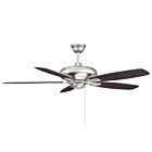 Savoy House Meridian M2017BNRV 52" Brushed Nickel 56.6W Ceiling Fan