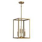 Savoy House Meridian M30008NB 4-Lights 240W Natural Brass Pendant