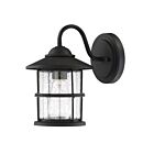 Savoy House Meridian M50014BK 1-Light 60W Matte Black Outdoor Wall Lantern