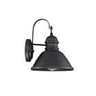Savoy House Meridian M50016BK 1-Light 60W Matte Black Outdoor Wall Lantern