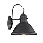 Savoy House Meridian M50016BK 1-Light 60W Matte Black Outdoor Wall Lantern