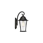 Savoy House Meridian M50023BK 1-Light 60W Matte Black Outdoor Wall Lantern