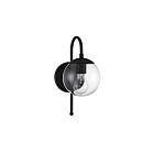Savoy House Meridian M50030BK 1-Light 60W Matte Black Outdoor Wall Lantern