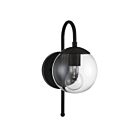 Savoy House Meridian M50030BK 1-Light 60W Matte Black Outdoor Wall Lantern