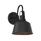 Savoy House Meridian M50049BK 1-Light 60W Matte Black Outdoor Wall Lantern