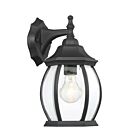Savoy House Meridian M50053BK 1-Light 60W Black Outdoor Wall Lantern