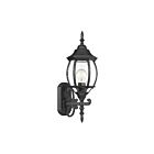 Savoy House Meridian M50054BK 1-Light 60W Black Outdoor Wall Lantern