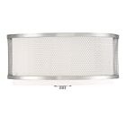 Savoy House Meridian M60018BN 3-Lights 180W Brushed Nickel Flush Mount