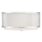 Savoy House Meridian M60018PN 3-Lights 180W Polished Nickel Flush Mount