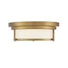 Savoy House Meridian M60062NB 2-Lights 120W Natural Brass Flush Mount