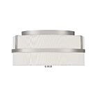 Savoy House Meridian M60065BN 2-Lights 120W Brushed Nickel Flush Mount