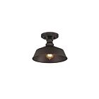 Savoy House Meridian M60068ORB 1-Lights 60W Oil Rubbed Bronze Semi Flush Mount