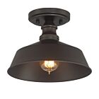 Savoy House Meridian M60068ORB 1-Lights 60W Oil Rubbed Bronze Semi Flush Mount