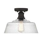 Savoy House Meridian M60070ORB 1-Lights 60W Oil Rubbed Bronze Semi Flush Mount