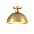 Savoy House Meridian M60071NB 1-Lights 60W Natural Brass Semi Flush Mount