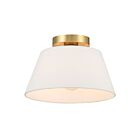 Savoy House M60077NB 3-Lights 180W Natural Brass Semi Flush Mount