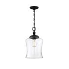 Savoy House Meridian  M70019MBK 1-Lights 60W Matte Black Pendant