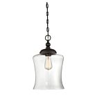 Savoy House Meridian  M70019ORB 1-Lights 60W Oil Rubbed Bronze Mini Pendant