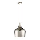 Savoy House Meridian  M70020PN 1-Lights 60W Polished Nickel Pendant