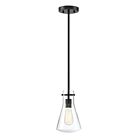 Savoy House Meridian  M70063MBK 1-Lights 60W Matte Black Pendant