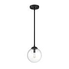 Savoy House Meridian M70067MBK 1-Lights 60W Matte Black Mini Pendant