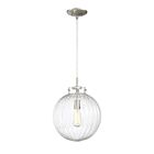 Savoy House Meridian  M70068BN 1-Lights 60W Brushed Nickel Mini Pendant
