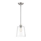 Savoy House Meridian  M70081BN 1-Lights 60W Brushed Nickel Pendant