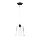 Savoy House Meridian  M70081MBK 1-Lights 60W Matte Black Pendant