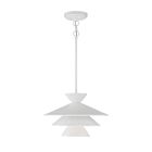 Savoy House Meridian  M70096WH 1-Lights 60W White Pendant