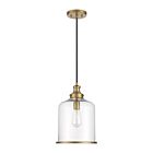 Savoy House Meridian M70120NB 1-Lights 60W Natural Brass Pendant