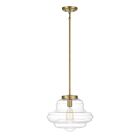 Savoy House Meridian  M7022NB 1-Lights 60W Natural Brass Pendant