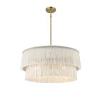 Savoy House Meridian  M7037NFR 5-Lights 300W Natural Brass Pendant