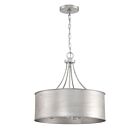 Savoy House Meridian M7040AS 4-Lights 240W Antique Silver Pendant