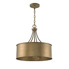 Savoy House Meridian M7040BG 4-Lights 240W Brushed Gold Pendant
