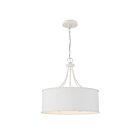 Savoy House Meridian M7040BQW 4-Lights 240W Bisque White Pendant