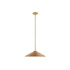 Savoy House Meridian M7041NB 1-Light 60W Natural Brass Pendant