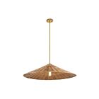 Savoy House Meridian M7042NB 1-Light 60W Natural Brass Pendant