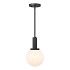 Savoy House M7050MBK 1-Light 60W Matte Black Pendant