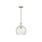 Savoy House M7053NB 1-Light 60W Natural Brass Pendant