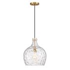 Savoy House M7053NB 1-Light 60W Natural Brass Pendant