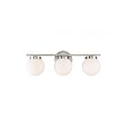 Savoy House Meridian M80023BN 3-Lights 180W Brushed Nickel Vanity Light
