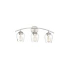 Savoy House Meridian M80032BN 3-Lights 180W Brushed Nickel Vanity Light
